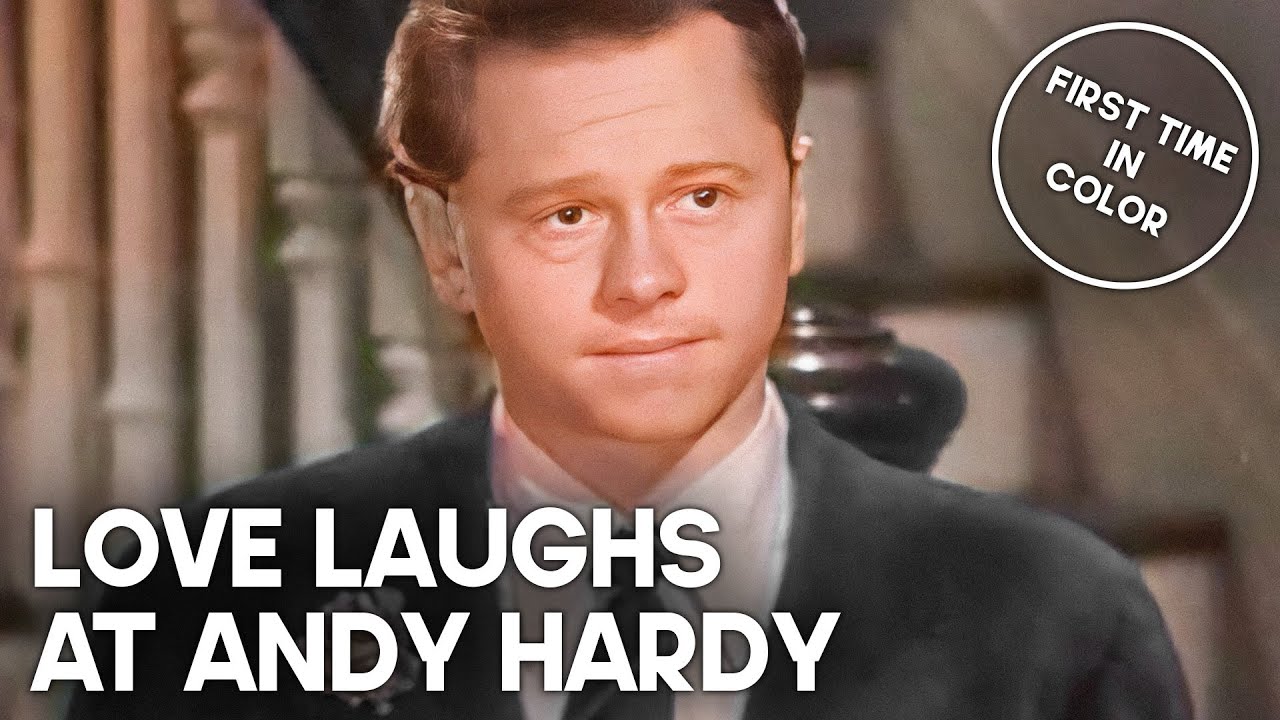Love Laughs at Andy Hardy | COLORIZED | Mickey Rooney | Classic Romantic Film