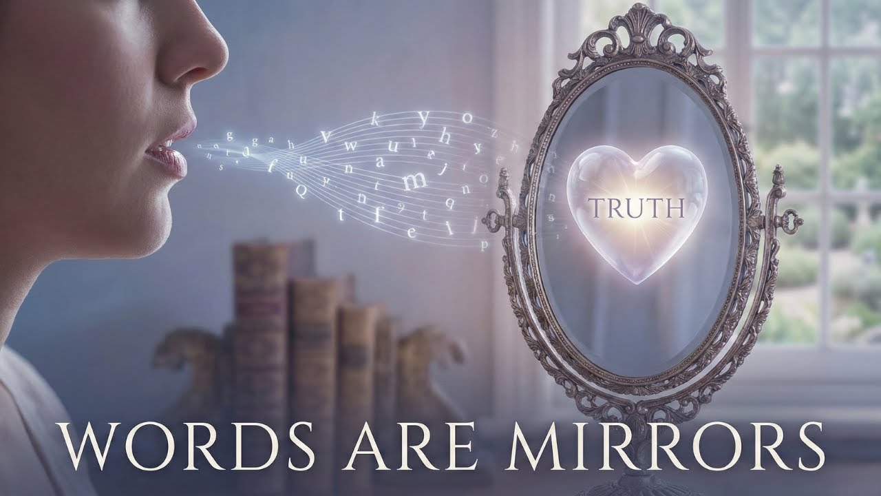 Words Are Mirrors (Official Lyrics Video) – An Emotional Song About the Power of Words