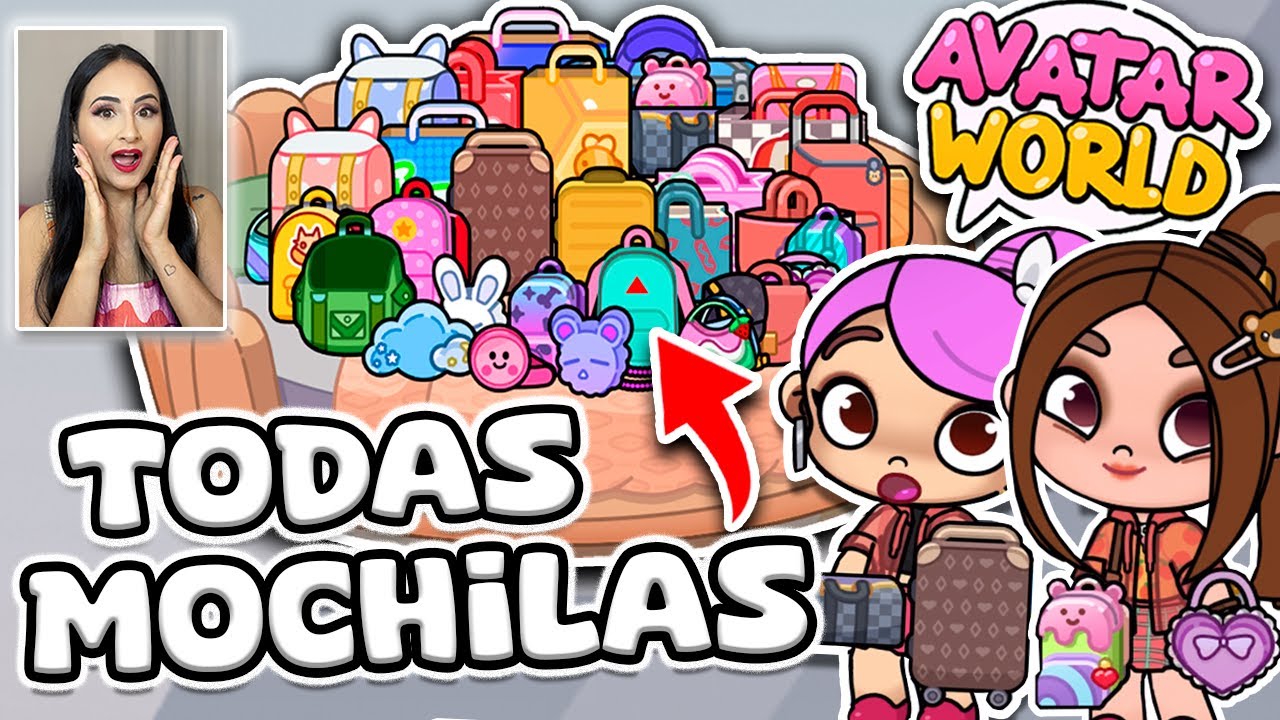 ENCONTRANDO TODAS AS MOCHILAS BOLSAS E MALAS DO JOGO AVATAR WORLD | Mary Games