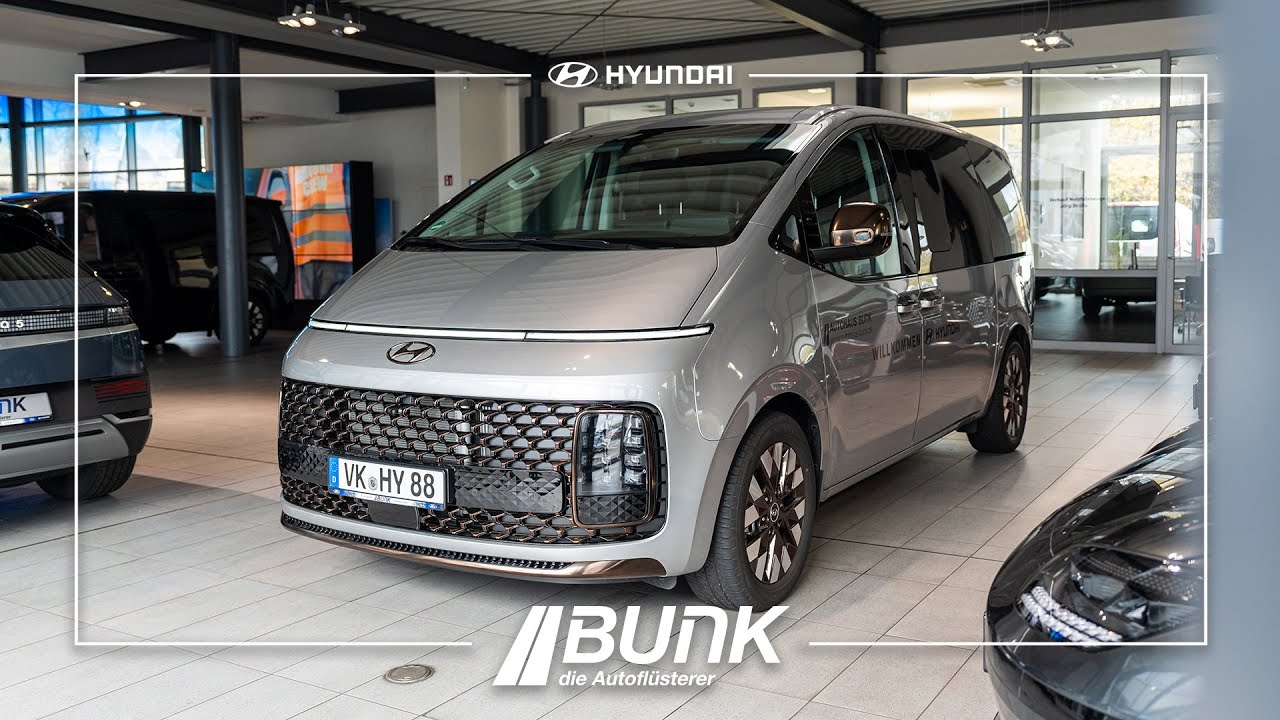 Der neue Hyundai STARIA beim Autohaus Bunk - bis zu 9-Sitze im Luxus Van