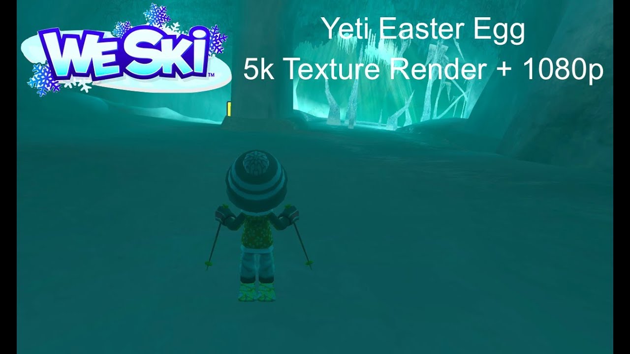 We Ski - Yeti Easter Egg! (HD 5k Textures 1080p)