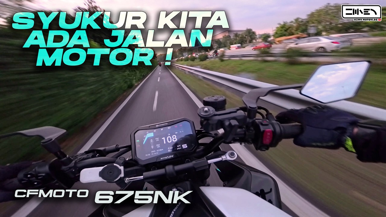 SYUKUR KITA ADA JALAN LORONG MOTOR ! CFMOTO 675 NK SR MALAYSIA [4K]