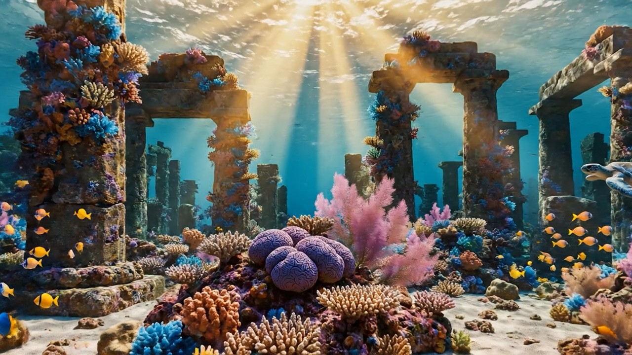 Exploring Alien and Oceanic Architecture ✨ Deep Sea Soundscapes & Mystical Music
