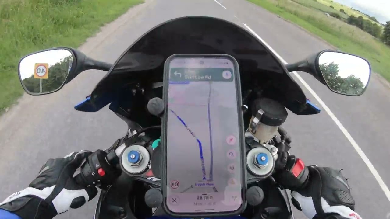 Suzuki GSX-R 600 calm ride. Peak District