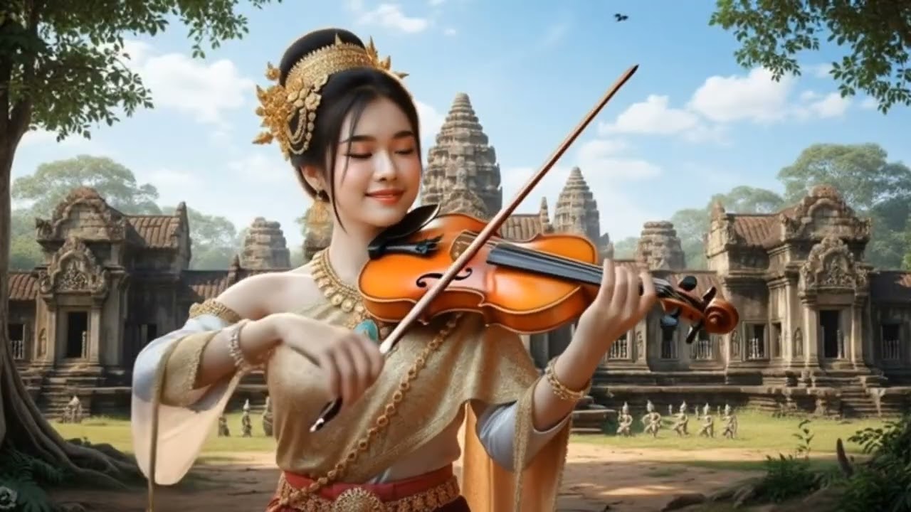 The violin is beautiful and heartfelt.