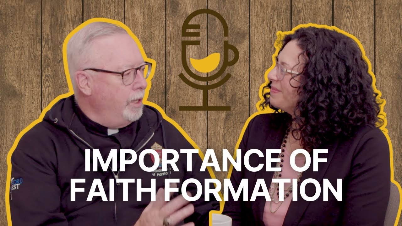 Coffee with Archbishop Coyne: Episode 1 - Talking Faith Formation w/ Kelly Henderschedt