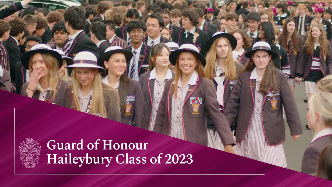 Haileybury Class of 2023 - Guard of Honour