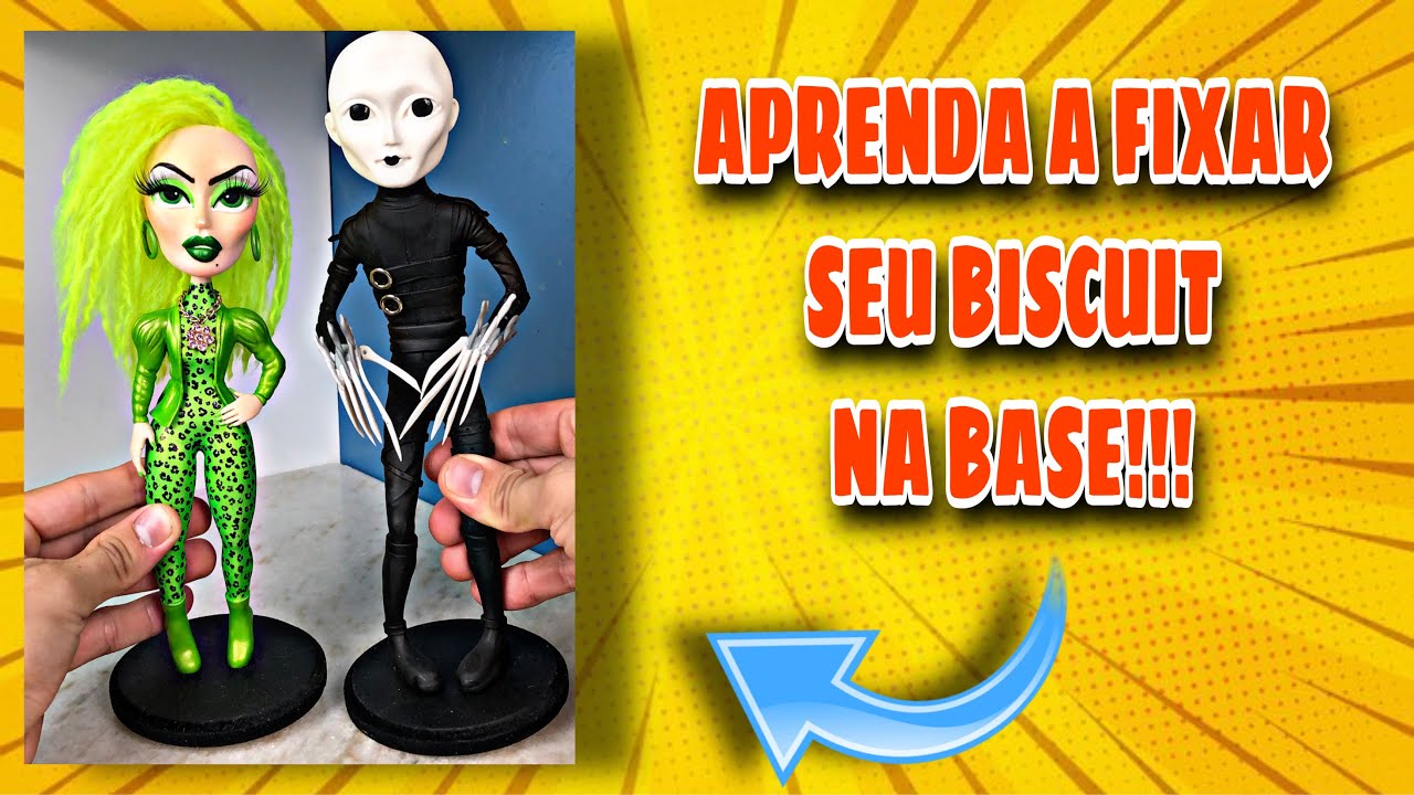 COMO FIXAR SEU BISCUIT NA BASE- TÉCNICA INCRÍVEL