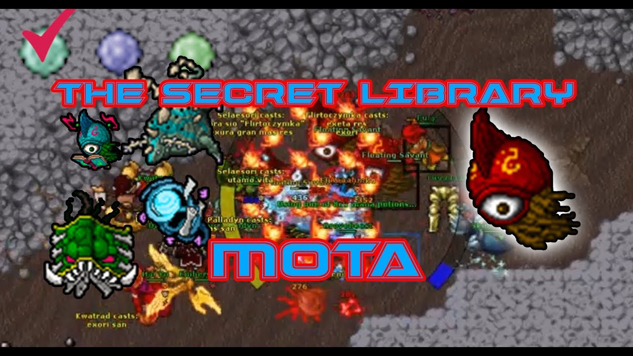 The Secret Library MOTA Mission Tibia Quest