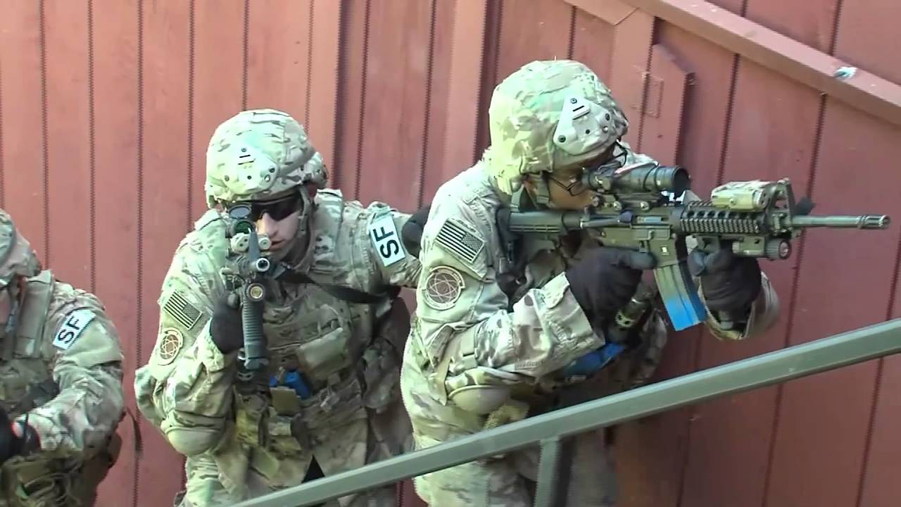 USAF 219th Security Forces MOUT Training