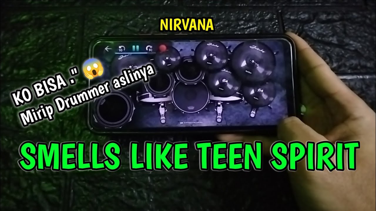 SKILL TER-EPIC 😱 MAIN REAL DRUM SMELLS LIKE TEEN SPIRIT ~ NIRVANA | REAL DRUM COVER