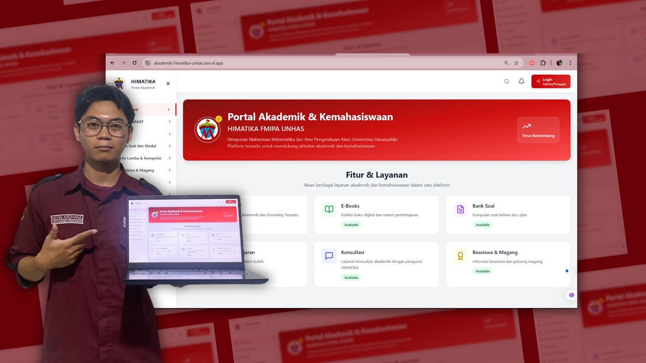 Tutorial Web Portal Akademik dan Kemahasiswaan Himatika FMIPA Unhas