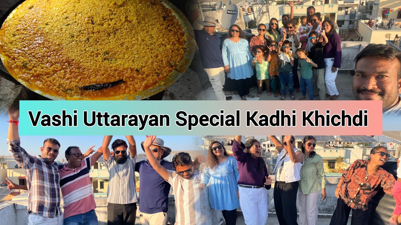 Vashi Uttarayan 2026🪁 || Festival Food || Deshi Chula Khichdi || Society love || #uttarayan2026#vlog