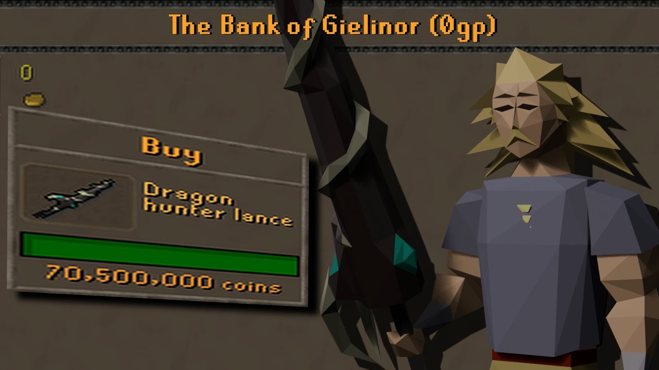 I Sold My ENTIRE Bank for a Dragon Hunter Lance.. Now I Have to Rebuild