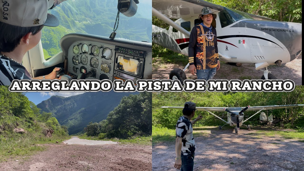 ARREGLANDO LA PISTA DE MI RANCHO - el piloto y su estilo 