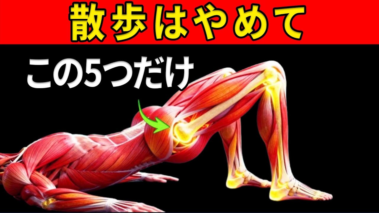 60歳を過ぎたらこれ！これらの 5 つのエクササイズはウォーキングよりも効果的です – 専門家が推奨!