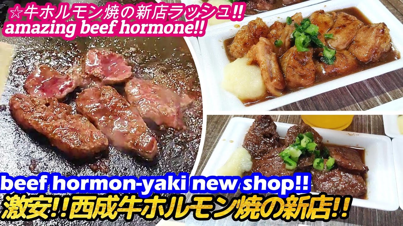 【激安!!西成の牛ホルモン焼の新店が○○すぎた!!】立吞みホルモン たまらんばい TAMARANBAI horumonyaki street food japan 大阪 焼肉 せんべろ
