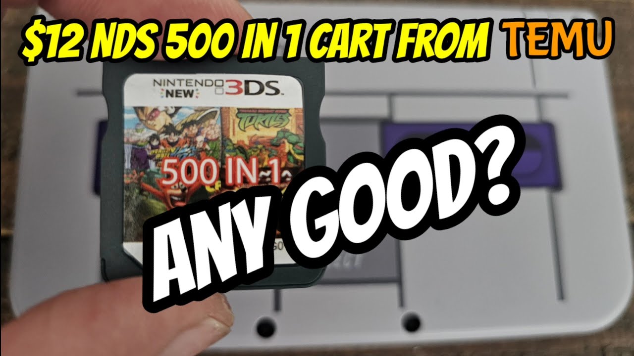 $12 500 in 1 Nintendo DS Flashcart From Temu... Any Good?