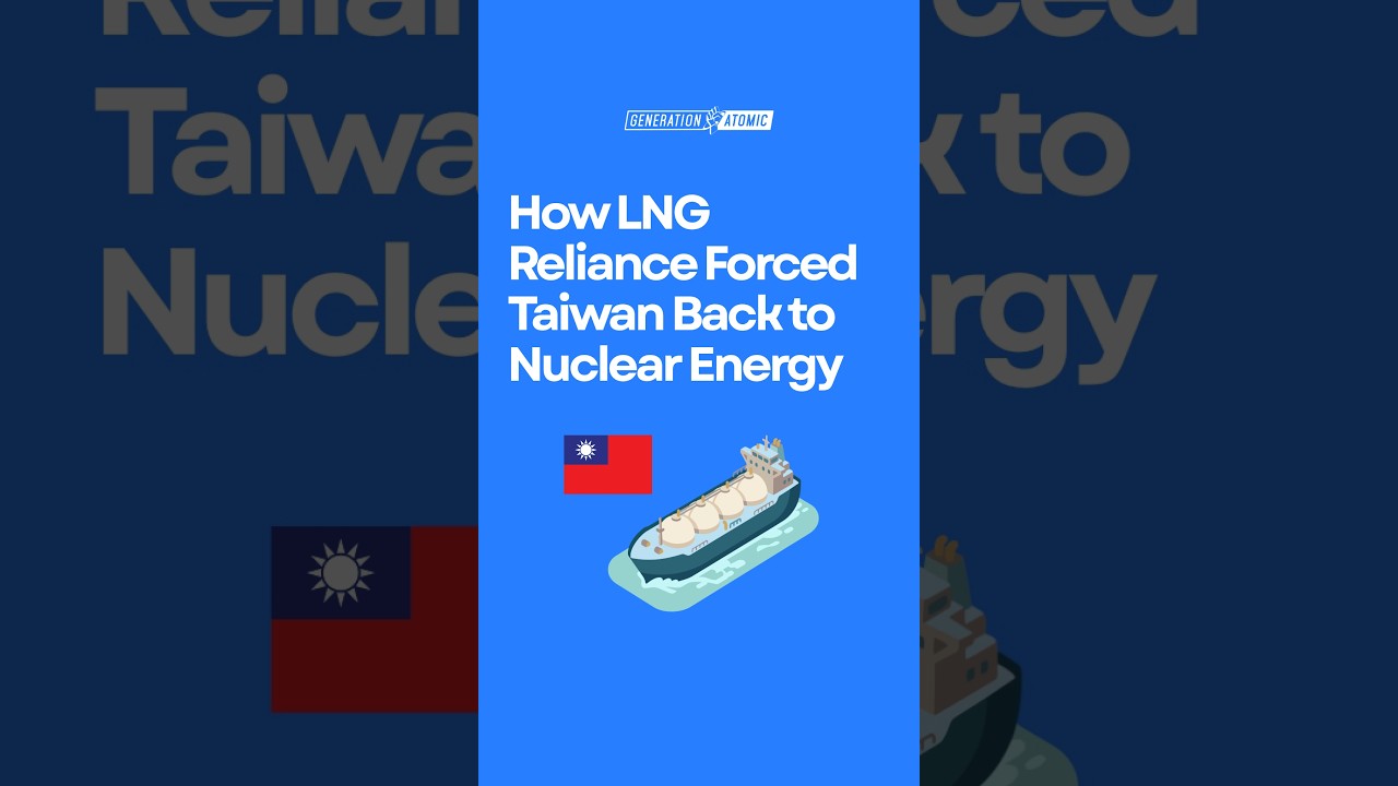 How LNG Reliance Forced Taiwan Back to Nuclear Energy #nuclear #energyproduction  #energysecurity