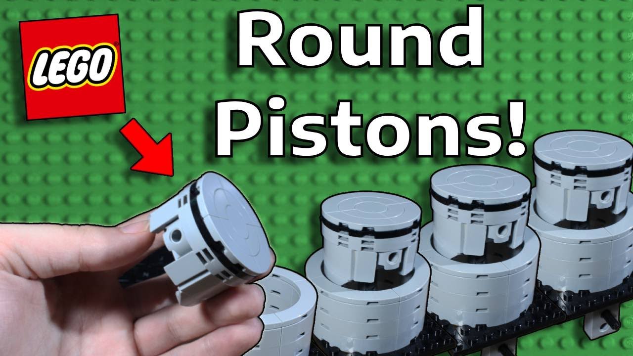 How to Build a Round Piston LEGO Engine!