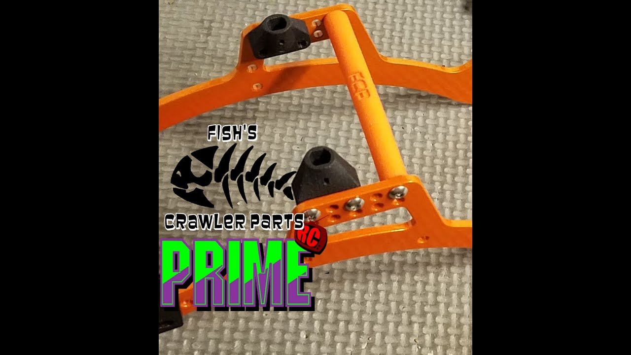 Prime RC Review: Fish's Crawler Parts Chassis Spacers and Body Post Mounts
