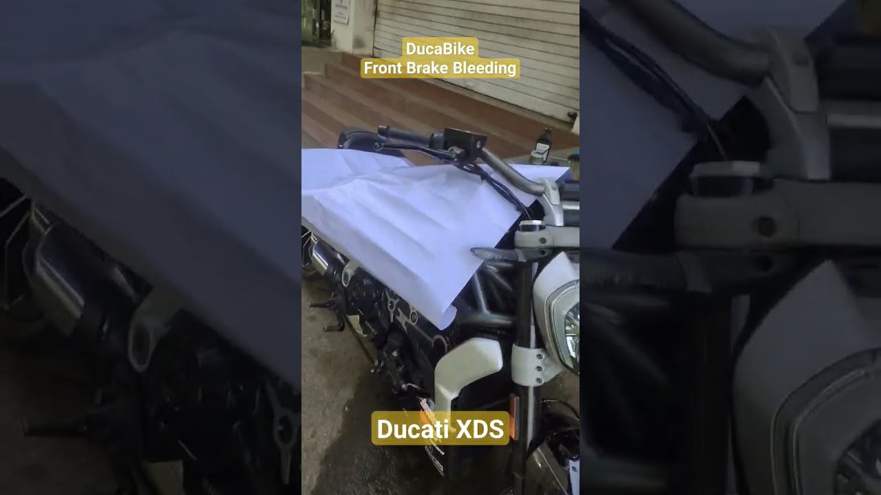 Ducati XDS brake bleeding