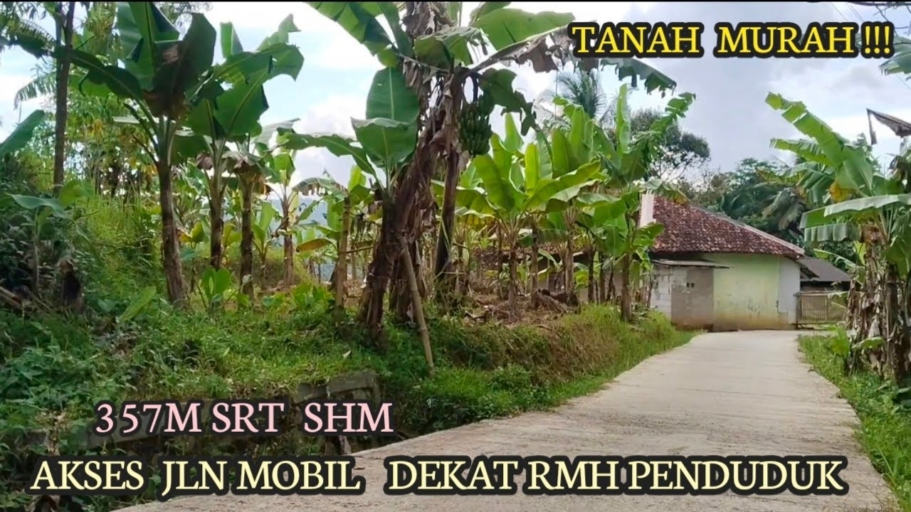 Dijual Murah  Tanah Peruntukan Bangun Rumah Villa Berkebun Invess