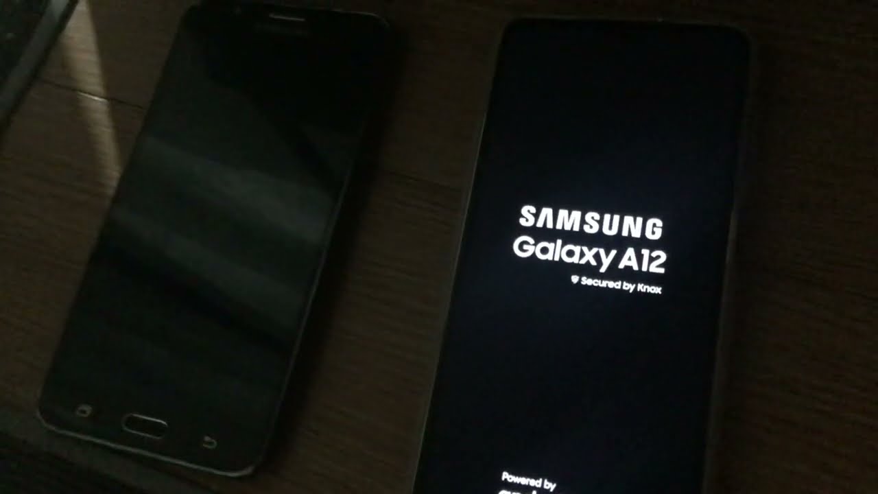 Samsung Galaxy J7 V.s. Samsung Galaxy A12 /restarting speed (not for kids)