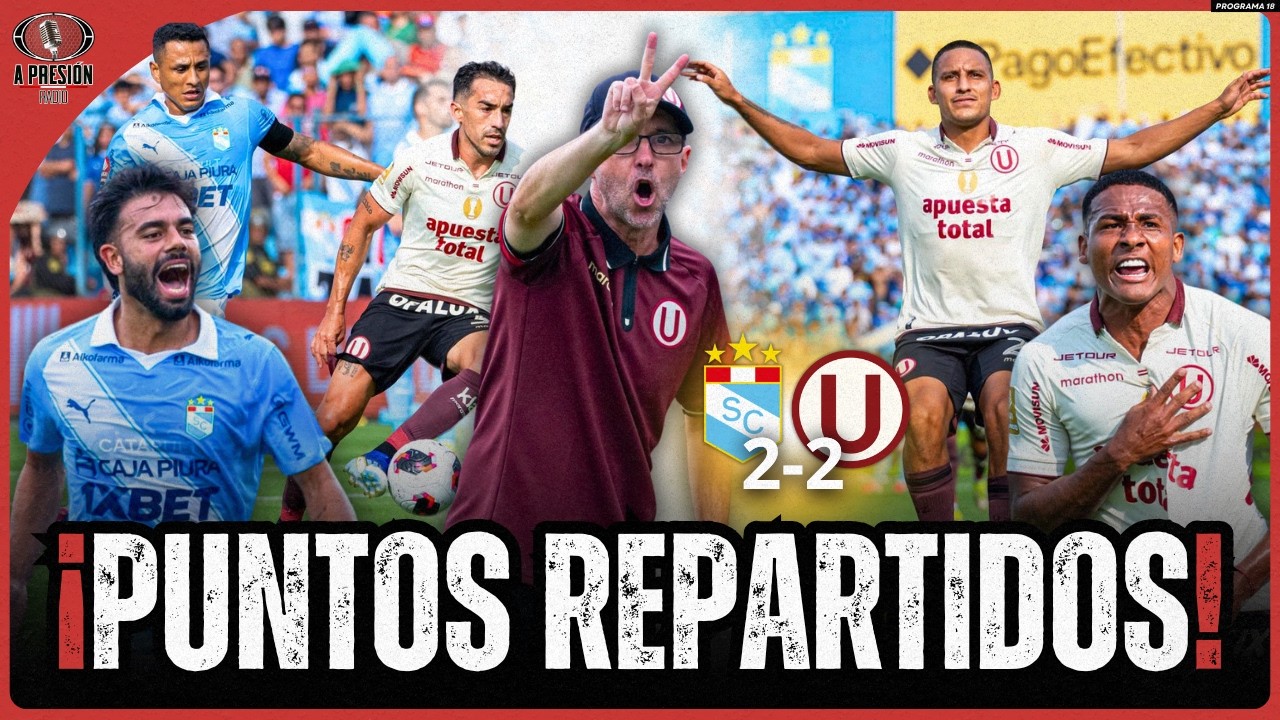 ¡PUNTOS REPARTIDOS! SPORTING CRISTAL 2-2 UNIVERSITARIO | #APRESIÓNRADIO