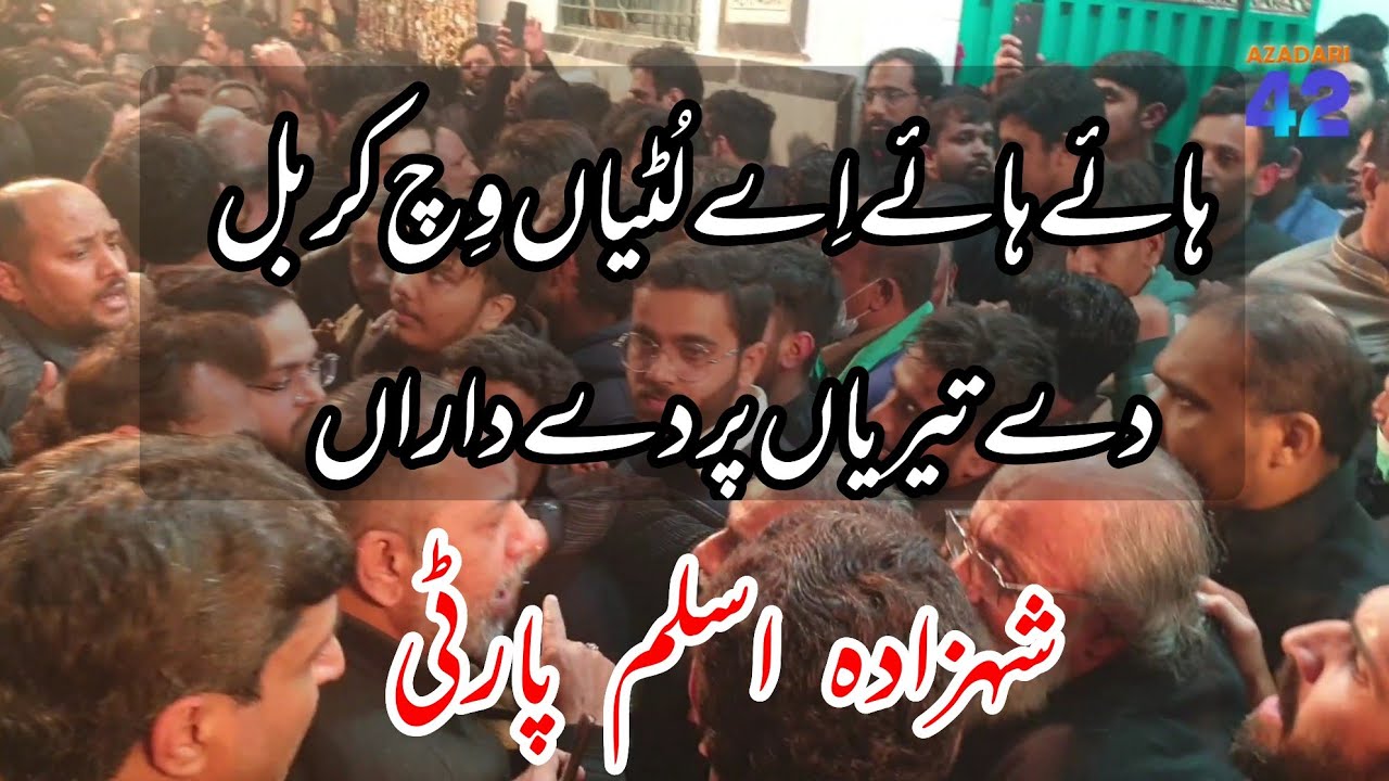Haye Haye Ay Lutiyan Wich Karbal De - Shehzada Aslam Party Noha