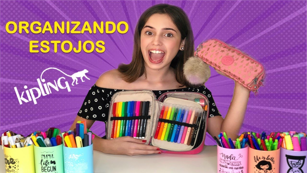 ORGANIZANDO MEUS ESTOJOS DA KIPLING  |  GITROY E 100 PENS
