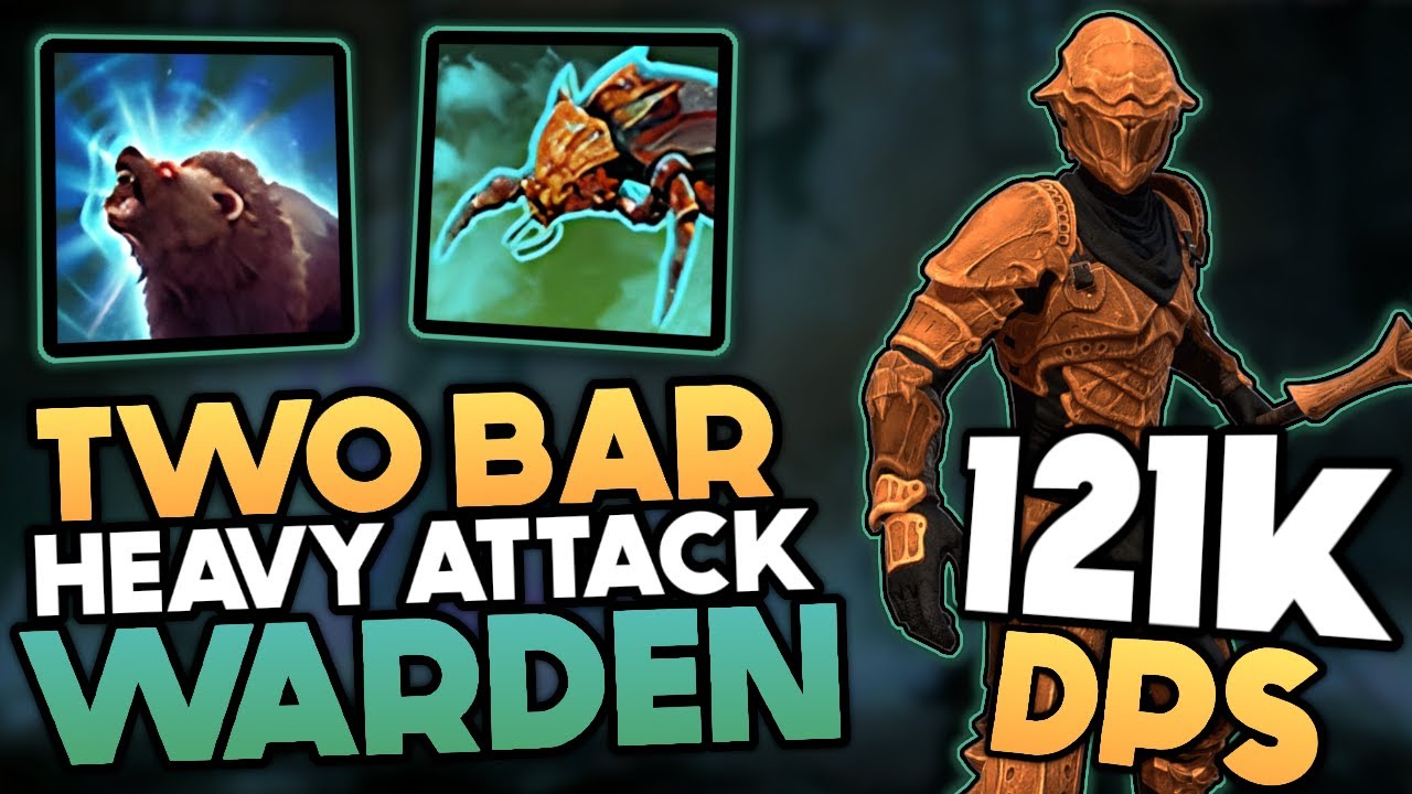 Insane Heavy Attack Warden 121k DPS Build | ESO - Update 45