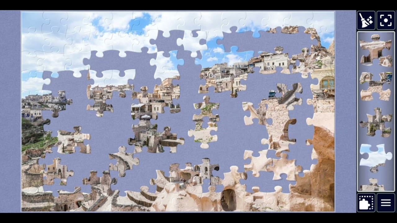 Ancient Town and Castle of Uchisar💞🎉❣️🥰jigsawpuzzle🧩🧩//#viralvideo #videos @jigsawpuzzle667 