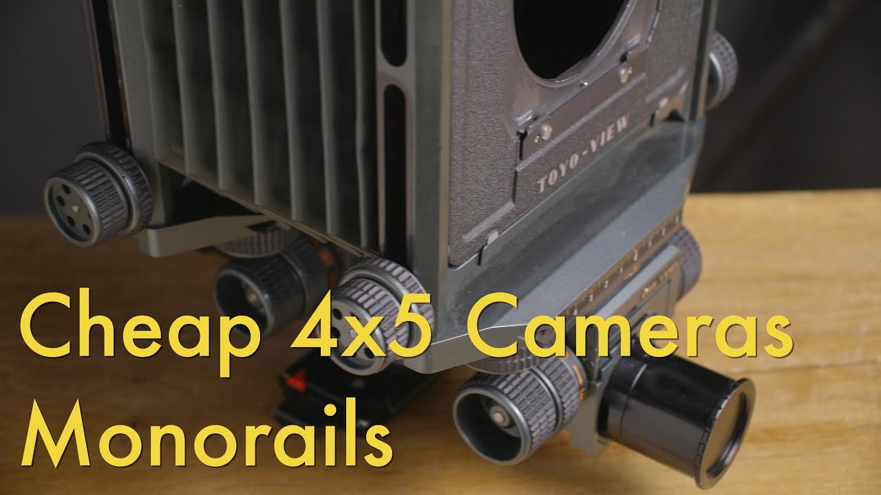 Недорогие камеры 4x5 || Монорельсы