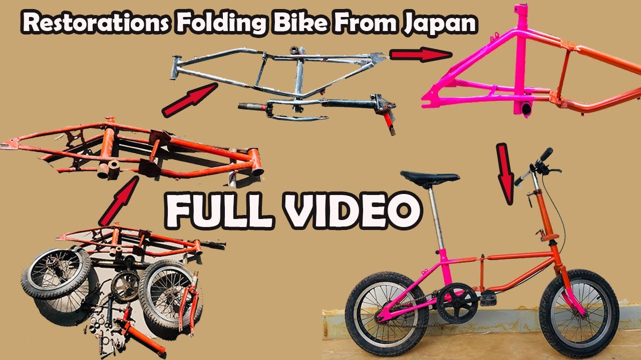 How to Restore an Old Folding Bike From Japan : Full Video