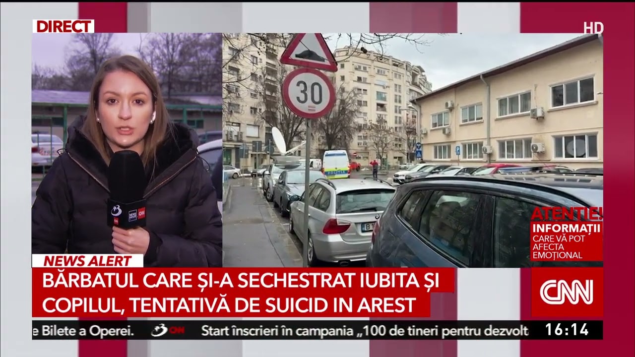 Bărbatul care și-a sechestrat iubita și copilul, tentativă de suicid în arest