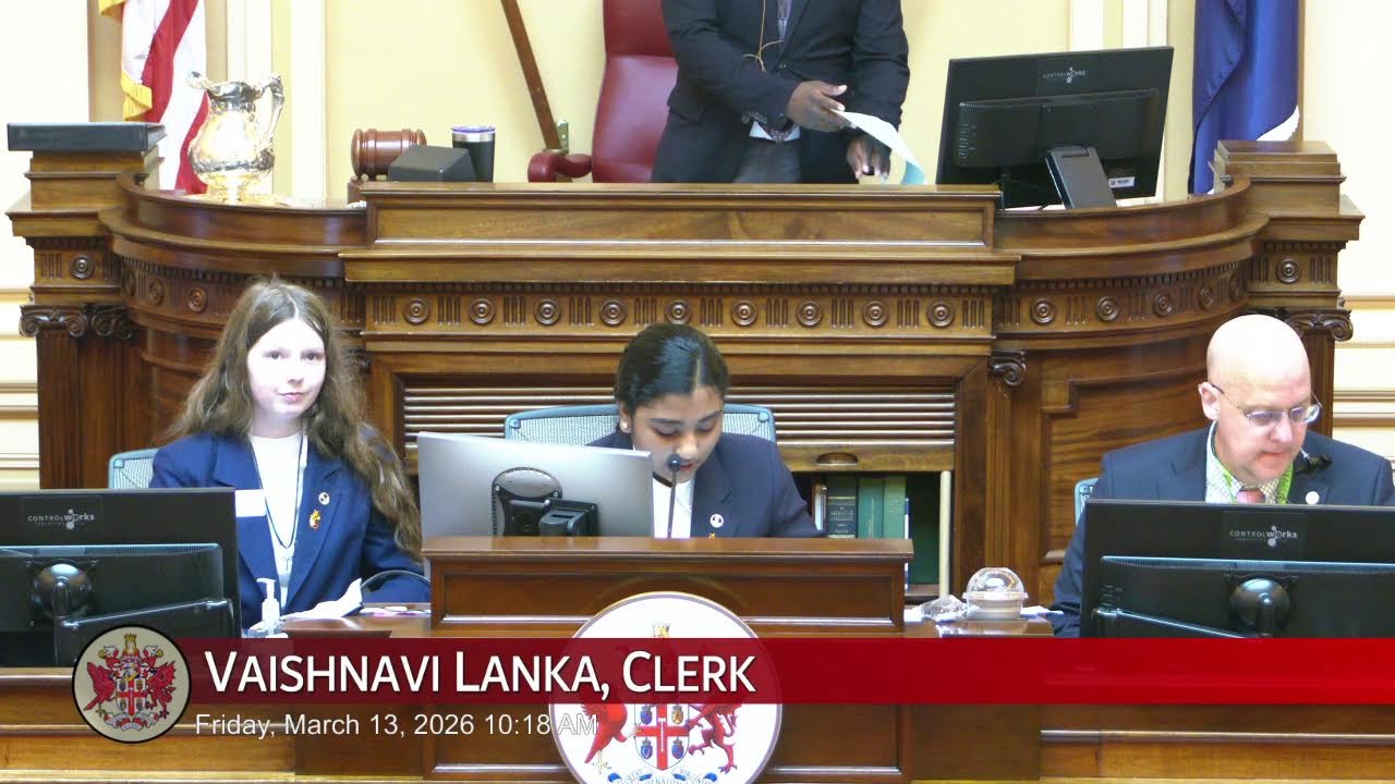 Senate of Virginia: Page Capstone on 2026-03-13 [Finished]