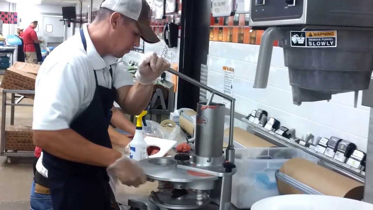 Mainca MH Patty Machine Demo