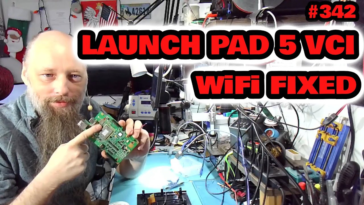 342 | Ремонт модуля WiFi VCI на стартовой площадке 5 | Замена модуля WiFi