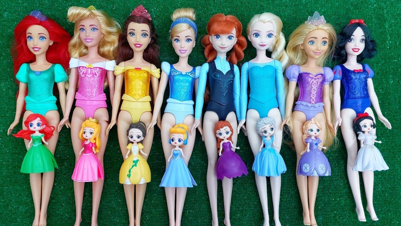 Cute Miniatures Disney Princess Frozen ELSA & Annall! elsa satisfying [ Unboxing ASMR