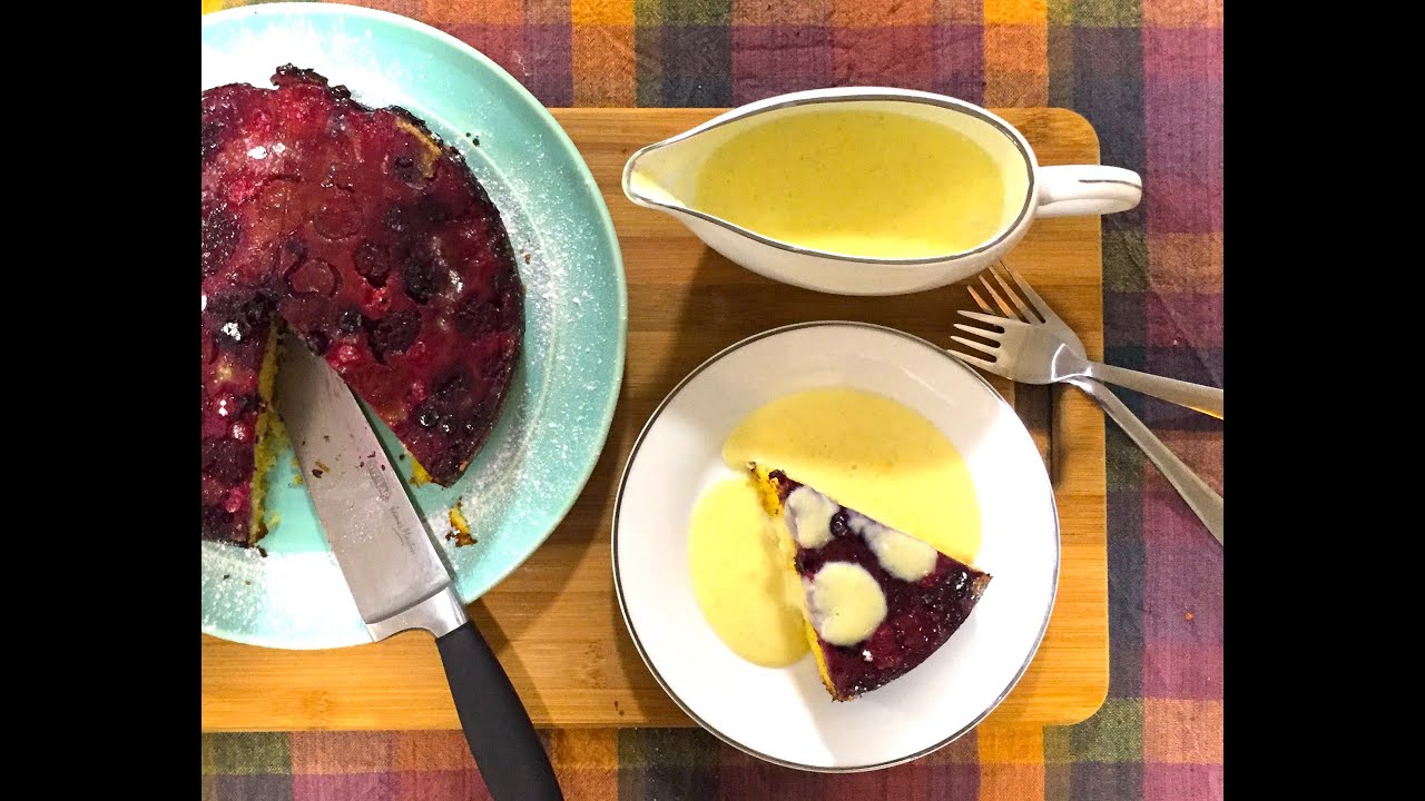 Berry Upside Down Cake Recipe | How to make | Cooking with Benji