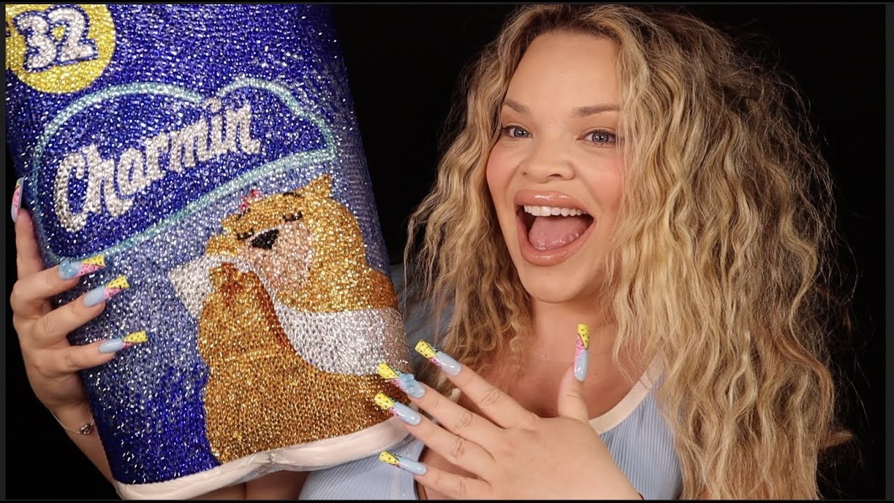 ASMR Charmin Toilet Paper (squeezing and squishing)