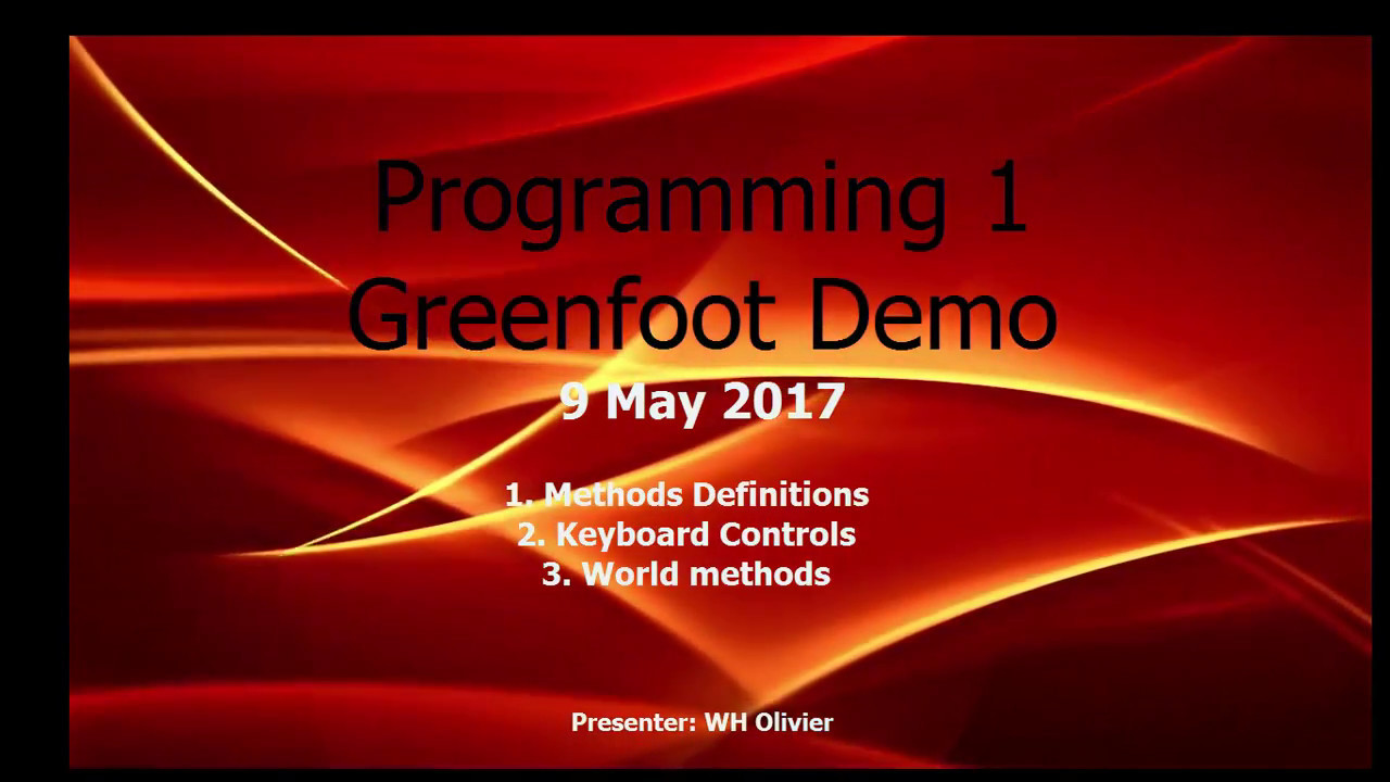 Greenfoot - SpaceWalker Demo
