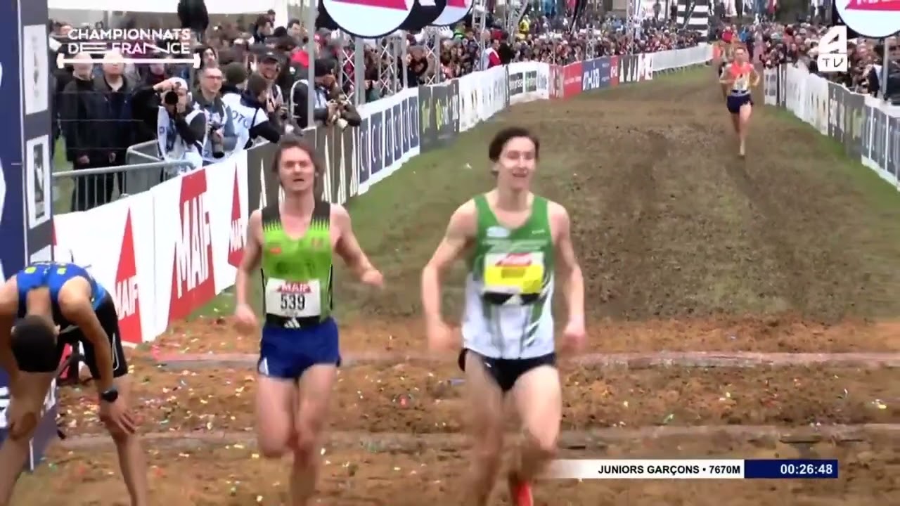 Pierre Boudy en bronze sur le cross juniors - Carhaix 2023