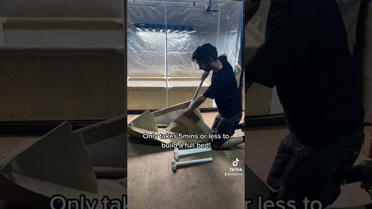 HOW TO BUILD 2ft X 4ft Grassroots Fabric Bed #shorts