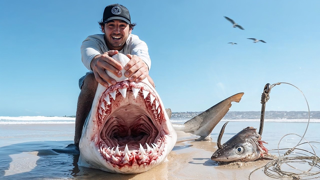 Je pêche des REQUINS GÉANTS sur les plages d'Afrique du Sud (surfcasting): Beyond the line | S2 Ep.2