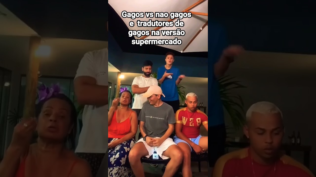 gagos vs n&atilde;o gagos e tradutores de gagos no supermercado, tente n&atilde;o rir
