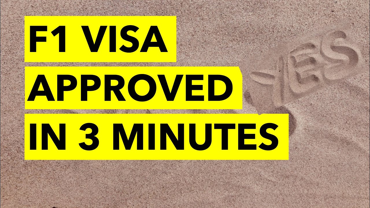 F1 VISA APPROVED IN 3 MINUTES | MY US F1 STUDENT VISA INTERVIEW EXPERIENCE
