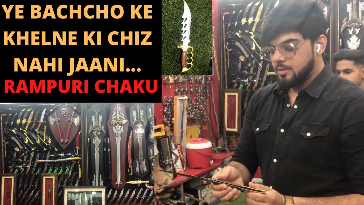 BEST CHAKU IN THE WORLD || RAMPURI CHAKU || THE SAMEER KHAN || CHEAPEST CHAKU MARKET