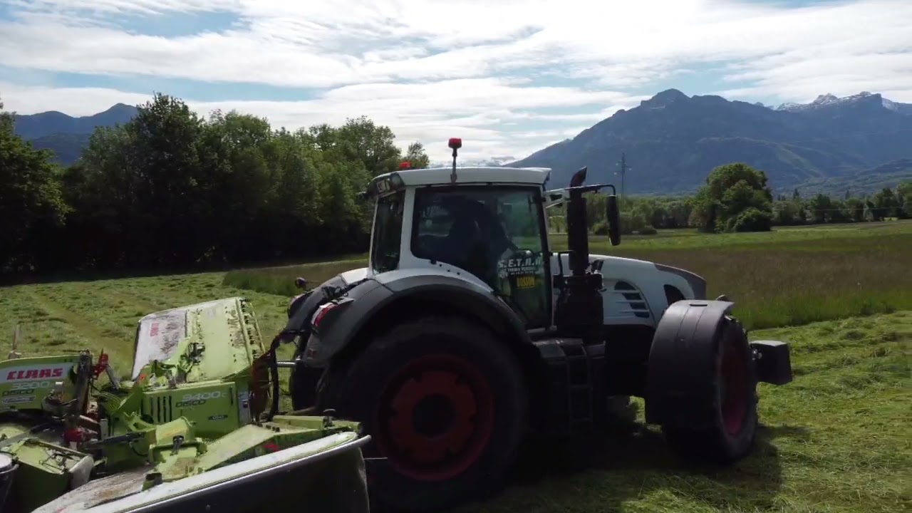 Mise en route CLAAS Disco 9400 C duo + Disco 3200 FC Profil *** SETAR Bibollet***